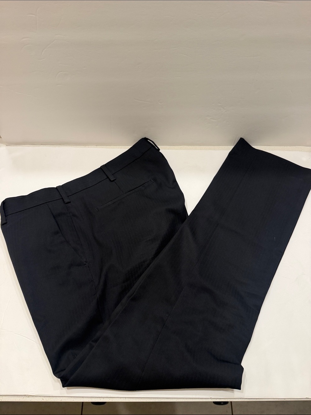 Van Heusen Men's Black Dress Pants